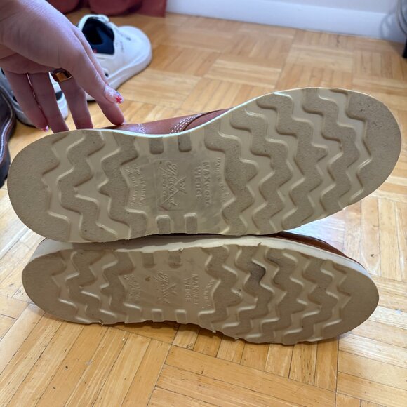 WORN ONCE - Thorogood American Heritage 6" Tobacco Moc Toe Work Boots for Men 11 - Picture 6 of 10